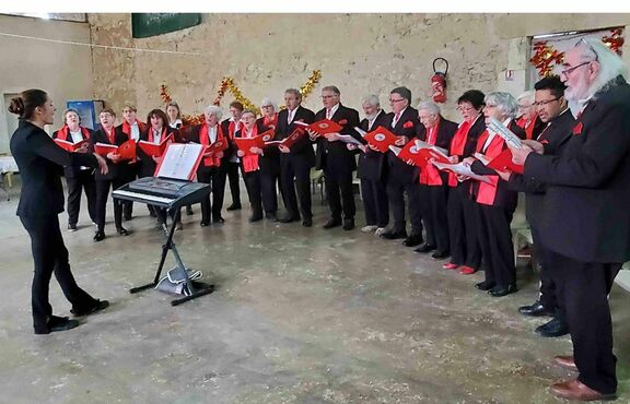 La Chorale du Couret est menée par Garance Le Barth.