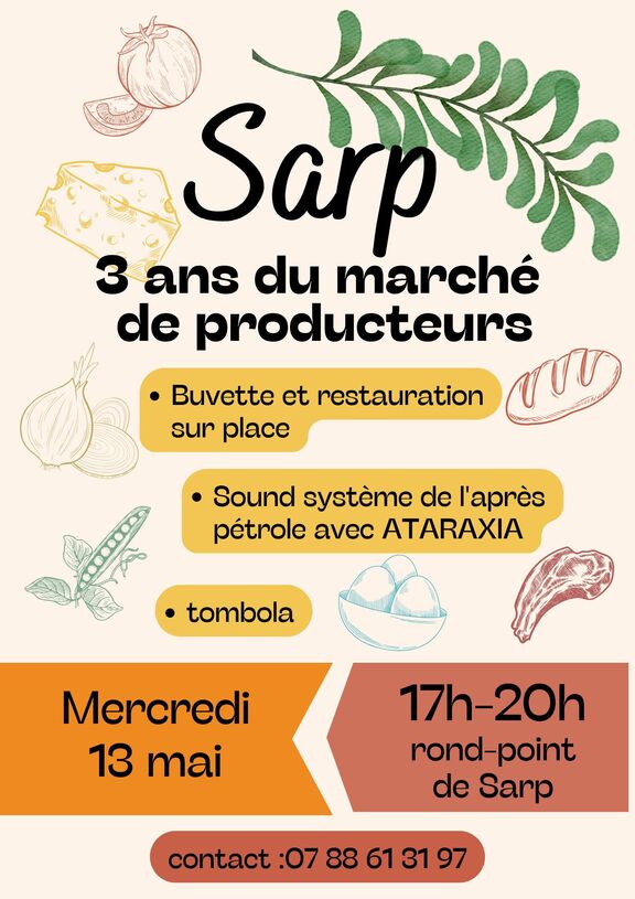 3 ans du Marché des producteurs locaux!!!Foire aux plants, Ataraxia sound system