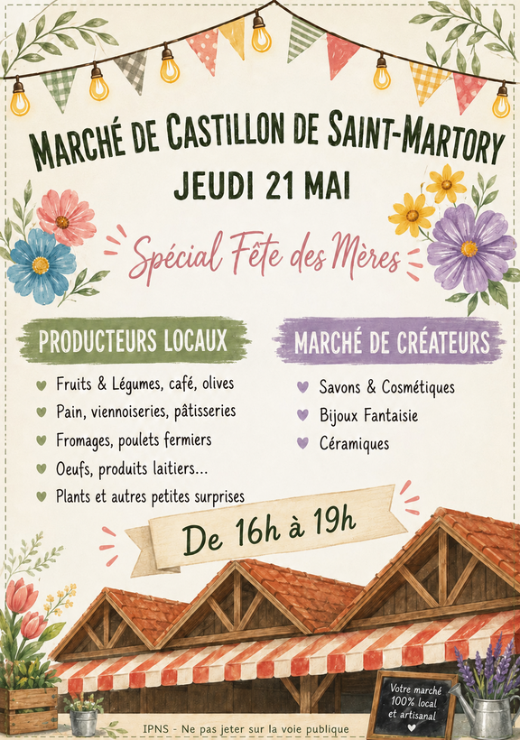 Marché de producteurs du pays - SPECIAL FÊTE DES MÈRES !