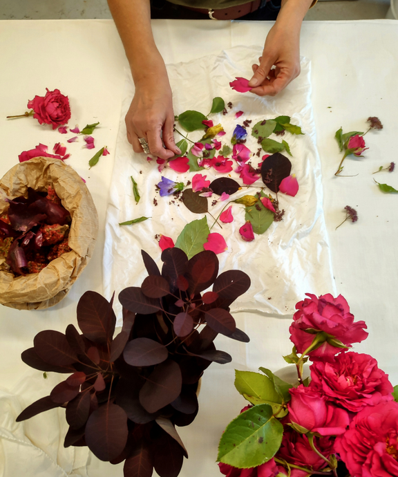 Atelier Impression végétale avec Emmanuelle Arnaud