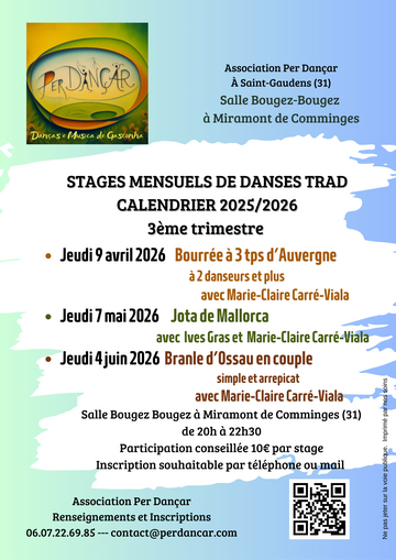 Stage de Jota de Mallorca avec MC Carré-Viala et Ives Gras | Miramont / St Go
